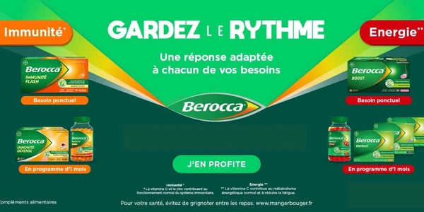 Mise en avant Berrocca