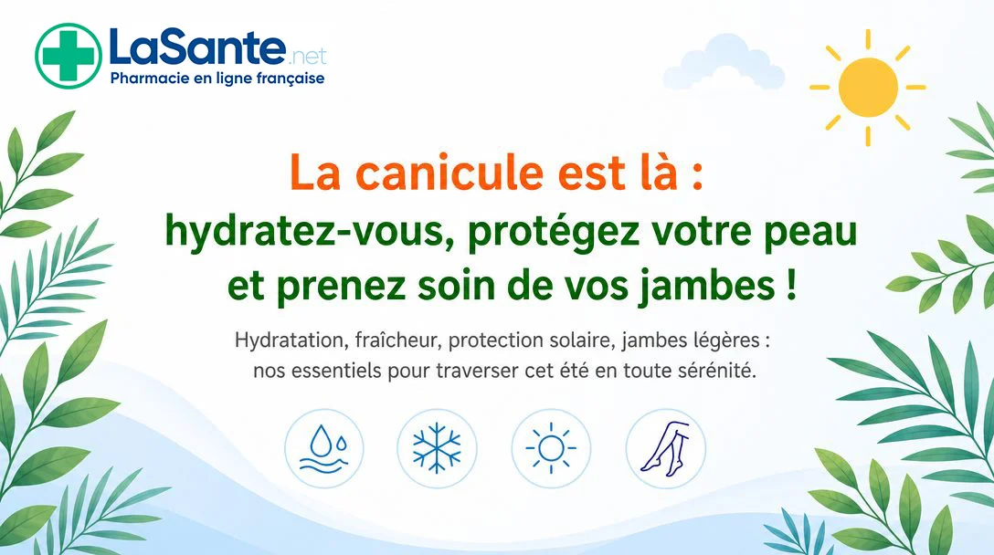 Sélection de produits pour la canicule sur LaSante.net