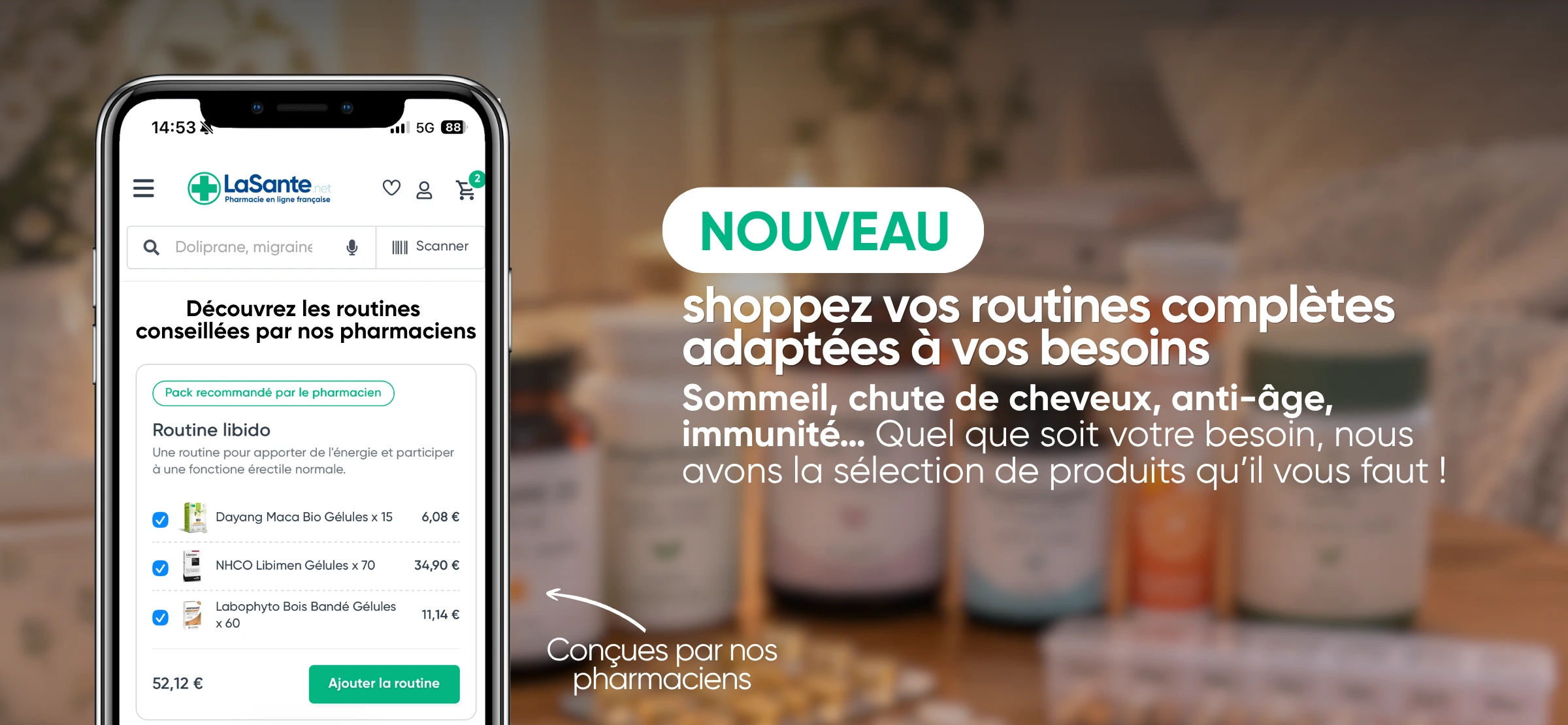 Routines compl&egrave;tes