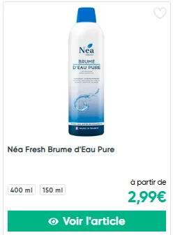 Brume Eau Pure Néa Fresh