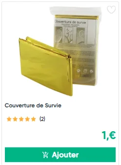 Couverture de survie