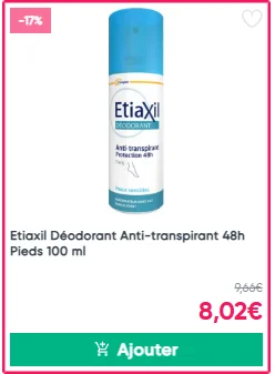 Déodorant Anti-transpirant Etiaxil