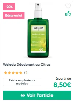 Déodorant Citrus Weleda