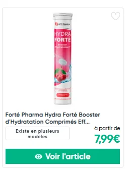 Forté Pharma Hydra Forté Comprimés Hydratation