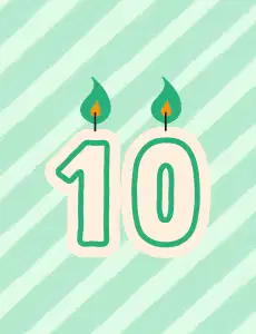 Case 10 anniversaire