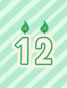 Case 12 anniversaire