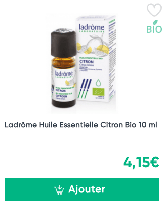 Huile essentielle de citron