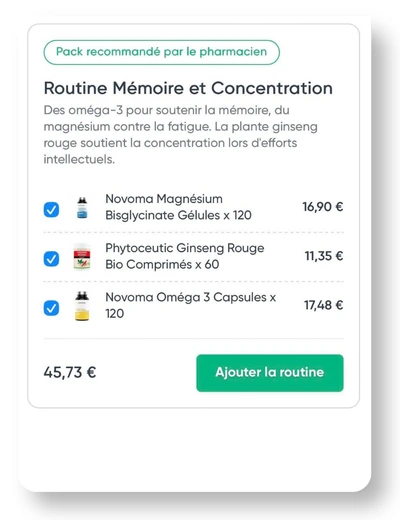 Routine Concentration et m&eacute;moire
