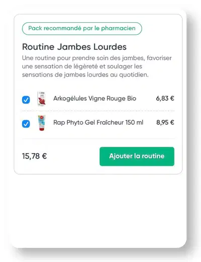 Routine jambes lourdes