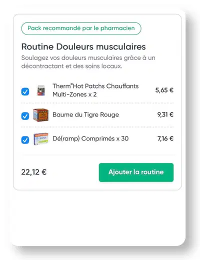 Routine douleurs musculaires